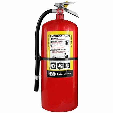 BADGER 22682 20 lb. Standard ABC Multipurpose Dry Chemical Fire Extinguisher 47222682